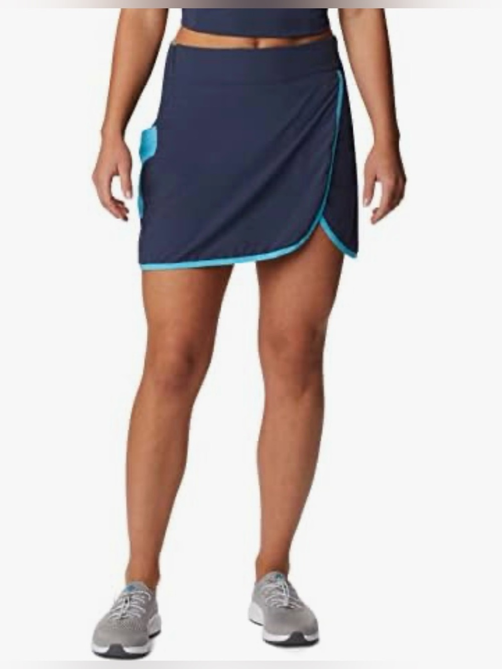 Columbia Women’s Active Skort Built-In Shorts Navy Teal Size XS